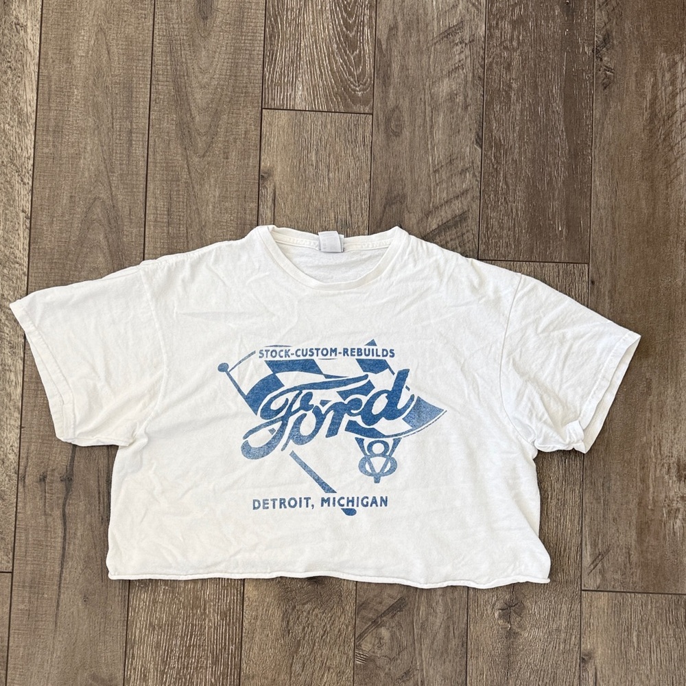 Junk Food Clothing Ford Crop Tee
